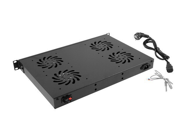 Lanberg 19" Fan Unit Rack With Lcd 4 Fans + Thermostat 230v - Image 3