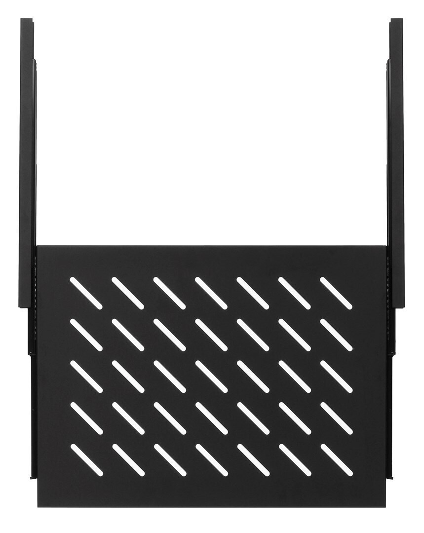 Lanberg Ράφι 1U 19" 465x350mm Μαύρο - Image 2