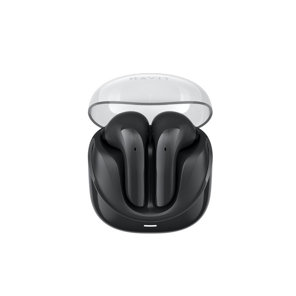 Havit TW974 Earbud Bluetooth Handsfree Ακουστικά με Αντοχή στον Ιδρώτα και Θήκη Φόρτισης Μαύρα - Image 3