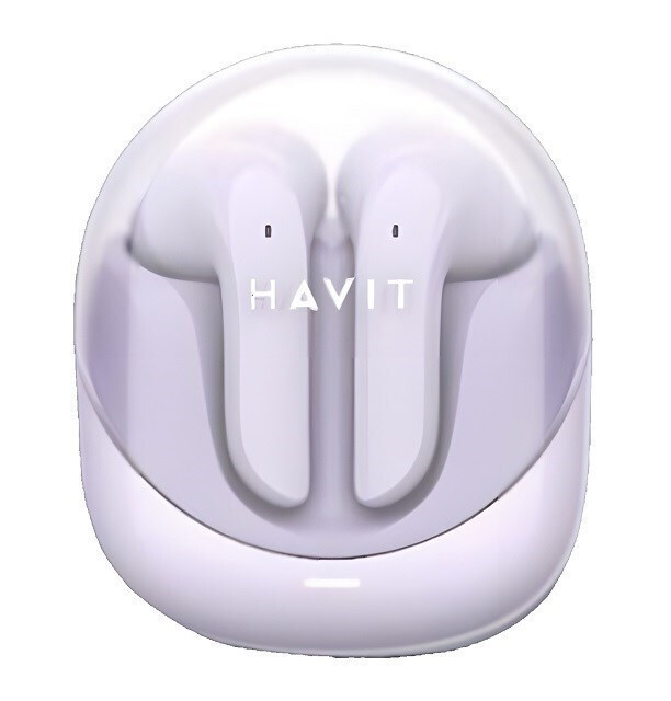 Havit TW974 Earbud Bluetooth Handsfree Ακουστικά με Αντοχή στον Ιδρώτα και Θήκη Φόρτισης Μωβ - Image 7