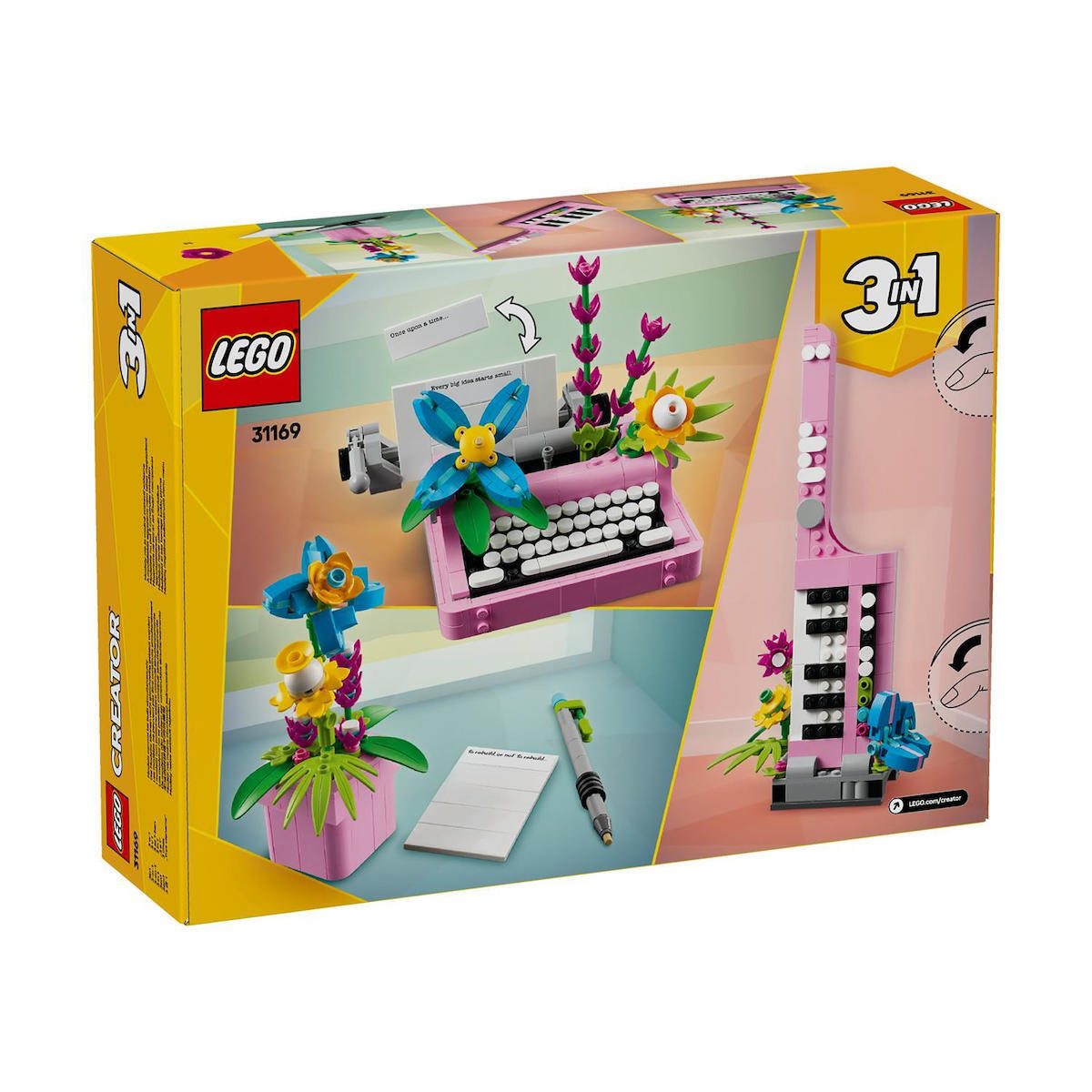 Lego Creator Typewriter with Flowers για 8+ Ετών 363τμχ - Image 2