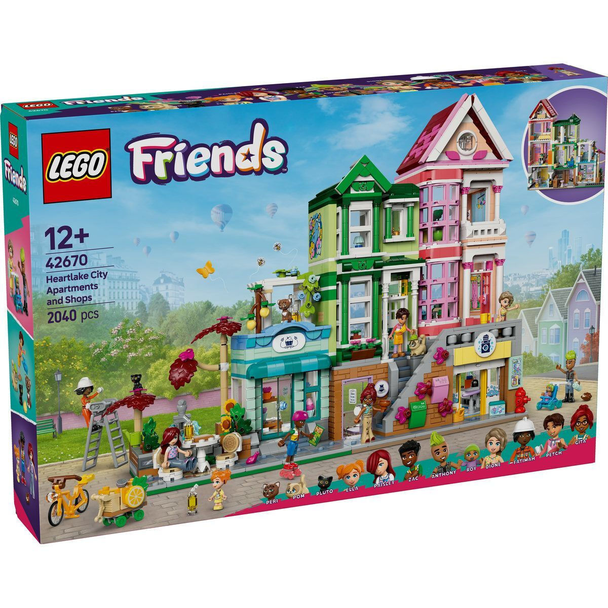 Lego Friends Heartlake City Apartments and Stores για 12+ Ετών 2040τμχ - Image 3