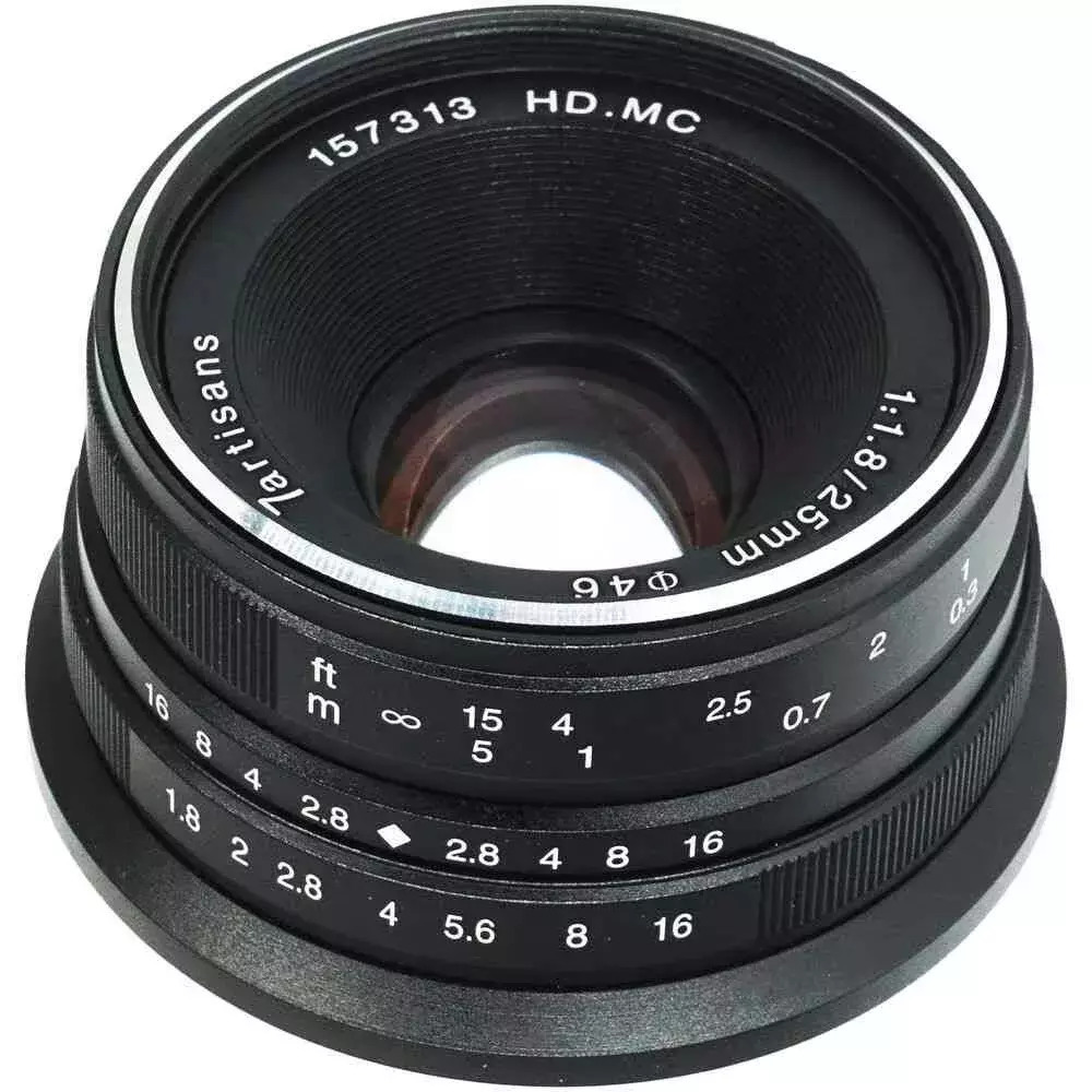7artisans Crop Φωτογραφικός Φακός Photoelectric 25mm f/1.8 Σταθερός για Fujifilm X Mount Μαύρος - Image 2