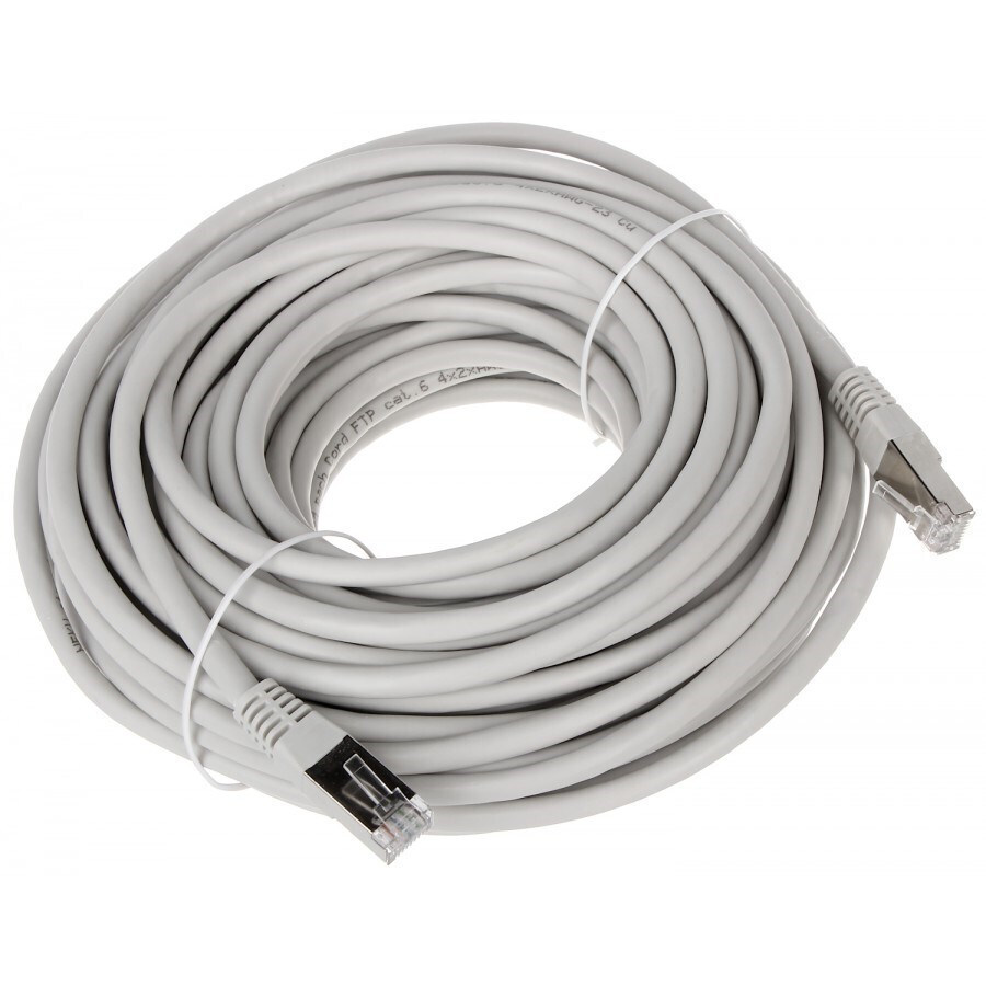 Lanberg F/UTP Cat.6 Καλώδιο Δικτύου Ethernet 1.5m Γκρι 1τμχ (PCF6-10CC-0150-S) - Image 2