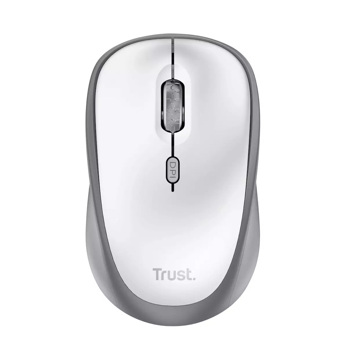 Trust Yvi+ Silent Ασύρματο Ποντίκι Ασημί