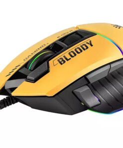 A4Tech Bloody W95MAX RGB Gaming Ποντίκι 12000 DPI Lime