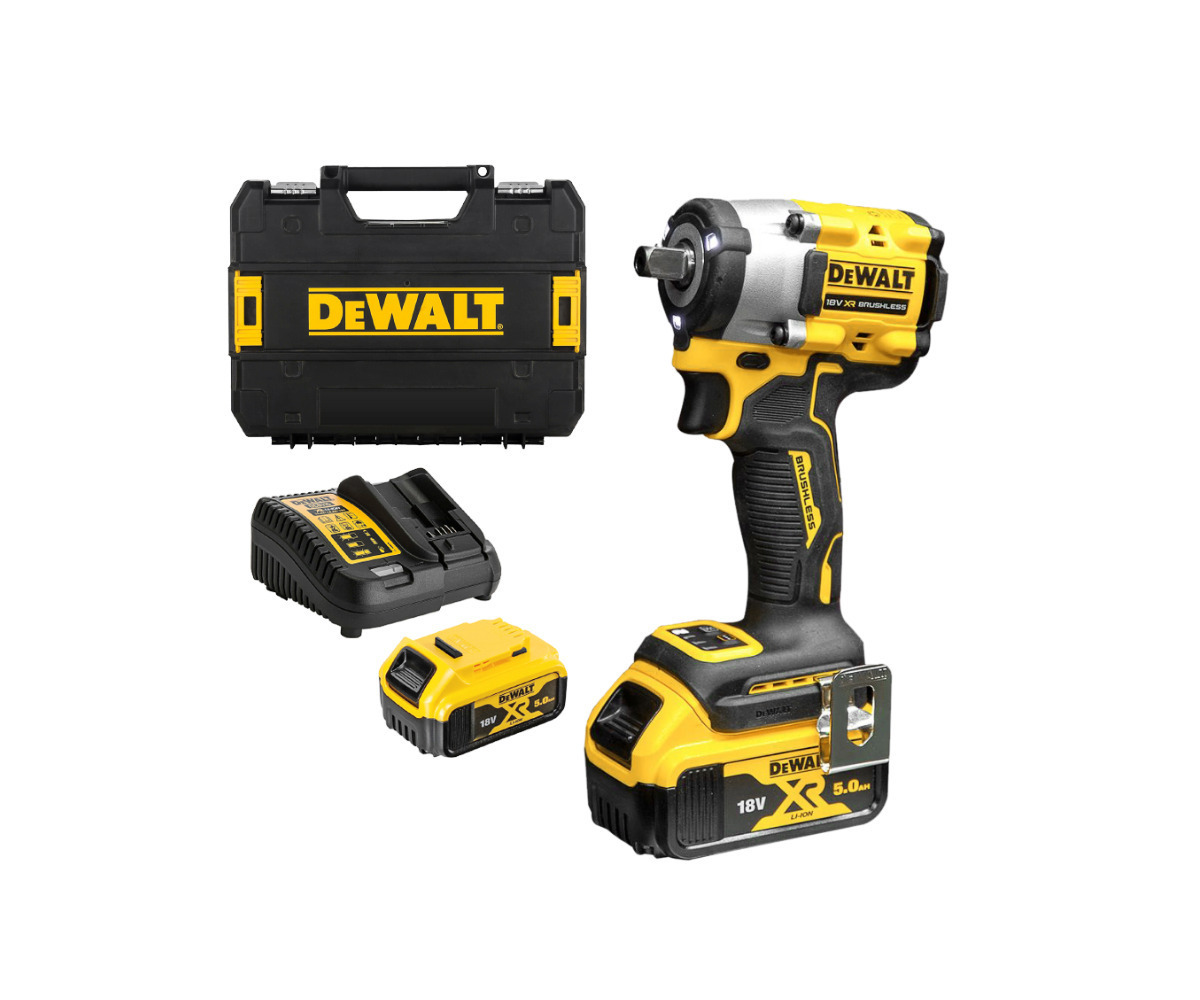 Dewalt DCF922P2T Brushless Μπουλονόκλειδο Μπαταρίας 18V 2x5Ah με Υποδοχή 1/2" - Image 8
