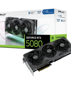 PNY GeForce RTX 5080 16GB GDDR7 Overclocked Triple Fan Κάρτα Γραφικών VCG508016TFXPB1-O