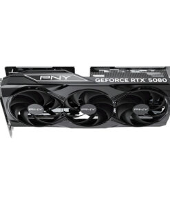 Alternative view of PNY GeForce RTX 5080 16GB GDDR7 Overclocked Triple Fan Κάρτα Γραφικών VCG508016TFXPB1-O