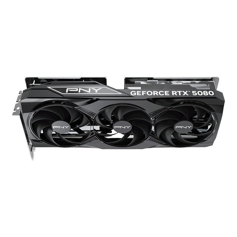 PNY GeForce RTX 5080 16GB GDDR7 Overclocked Triple Fan Κάρτα Γραφικών VCG508016TFXPB1-O - Image 2