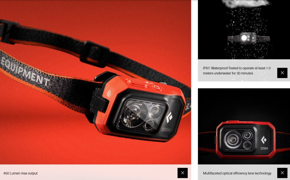 Black Diamond Φακός Κεφαλής LED IP67 με Μέγιστη Φωτεινότητα 450lm Storm 450 6206713002 - Image 6