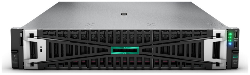HP ProLiant DL380 Gen11 (Xeon SILVER 4509Y/32GB DDR5/8-26SFF 1000Wti 4x1g NDB333/No OS)