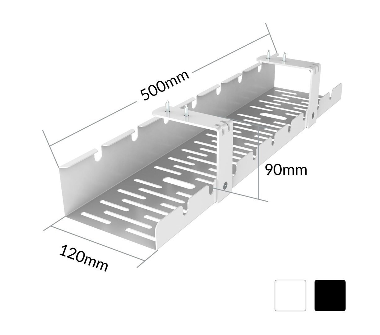 Activejet Desk Cable Organiser Cmp502 Black - Image 4