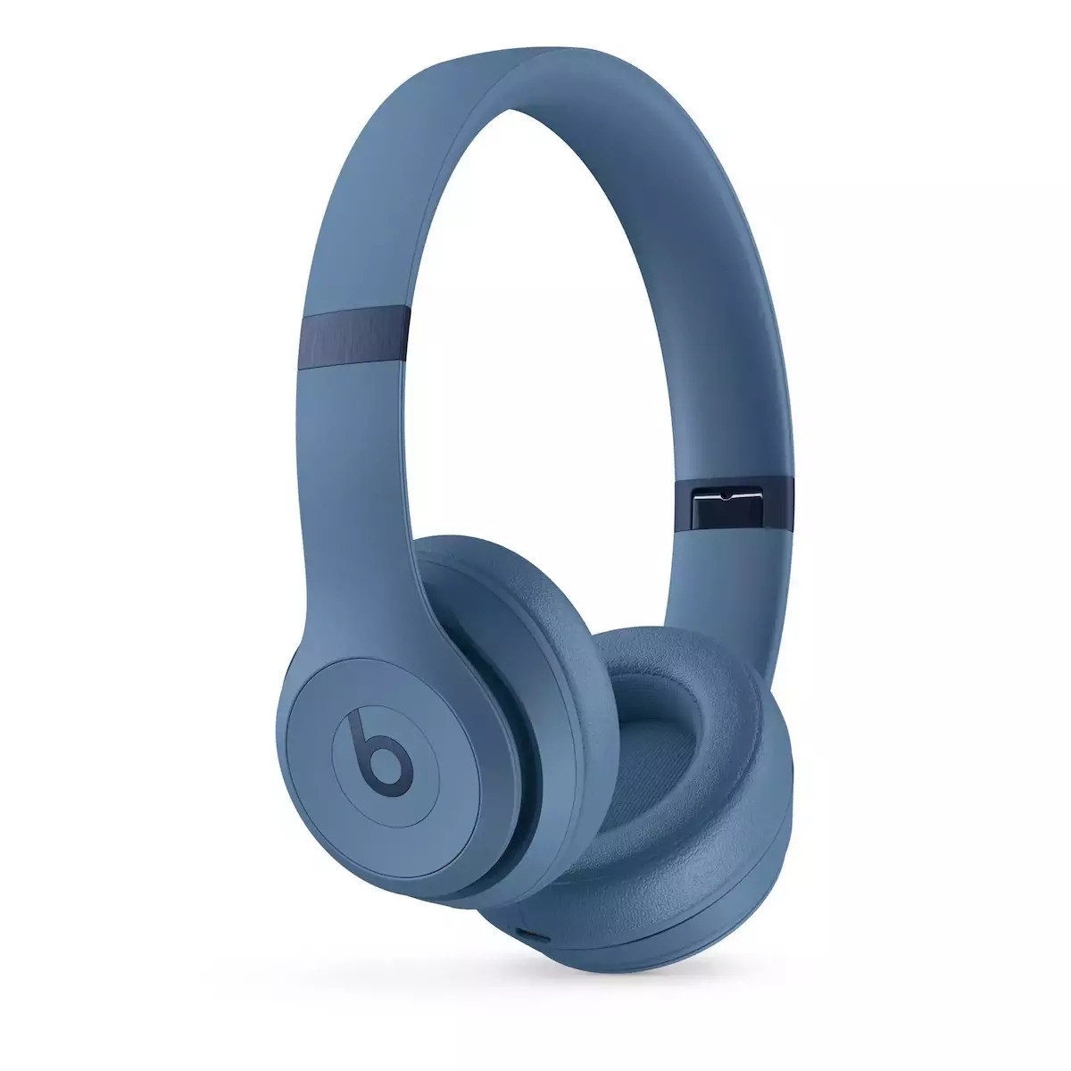 Beats Solo 4 Ασύρματα / Ενσύρματα On Ear Ακουστικά με 50 ώρες Λειτουργίας και Quick Charge Slate Blue - Image 3