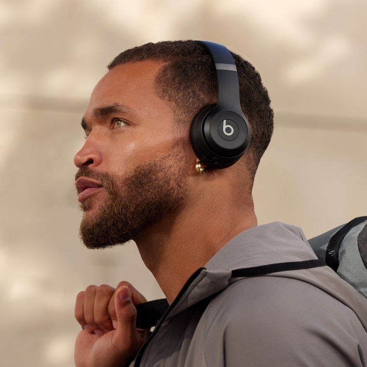 Beats Solo 4 Ασύρματα / Ενσύρματα On Ear Ακουστικά με 50 ώρες Λειτουργίας και Quick Charge Slate Blue - Image 4