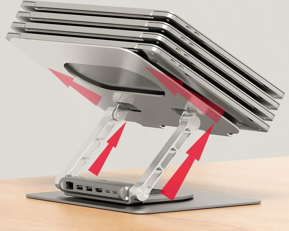 Unitek USB-C Docking Station με HDMI 4K PD Ethernet (D1109B01) - Image 4