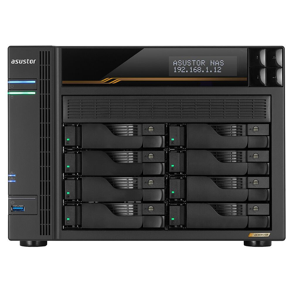 Asustor Lockerstor 8 Gen3 AS6808T NAS με 12 θέσεις για M.2 - Image 2