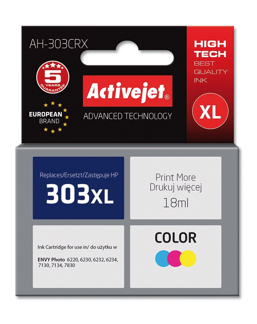 Superbulk Συμβατό Μελάνι Εκτυπωτή InkJet HP 300XL CC644 18ml Πολλαπλό (Color) 1τμχ