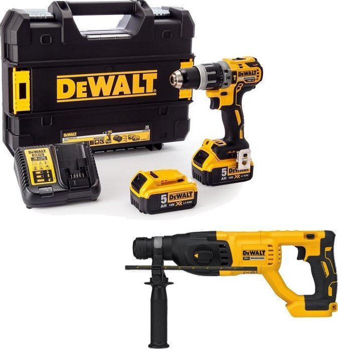 Dewalt Σετ Δράπανο, Κρουστικό Δραπανοκατσάβιδο & Πιστολέτο - Image 5