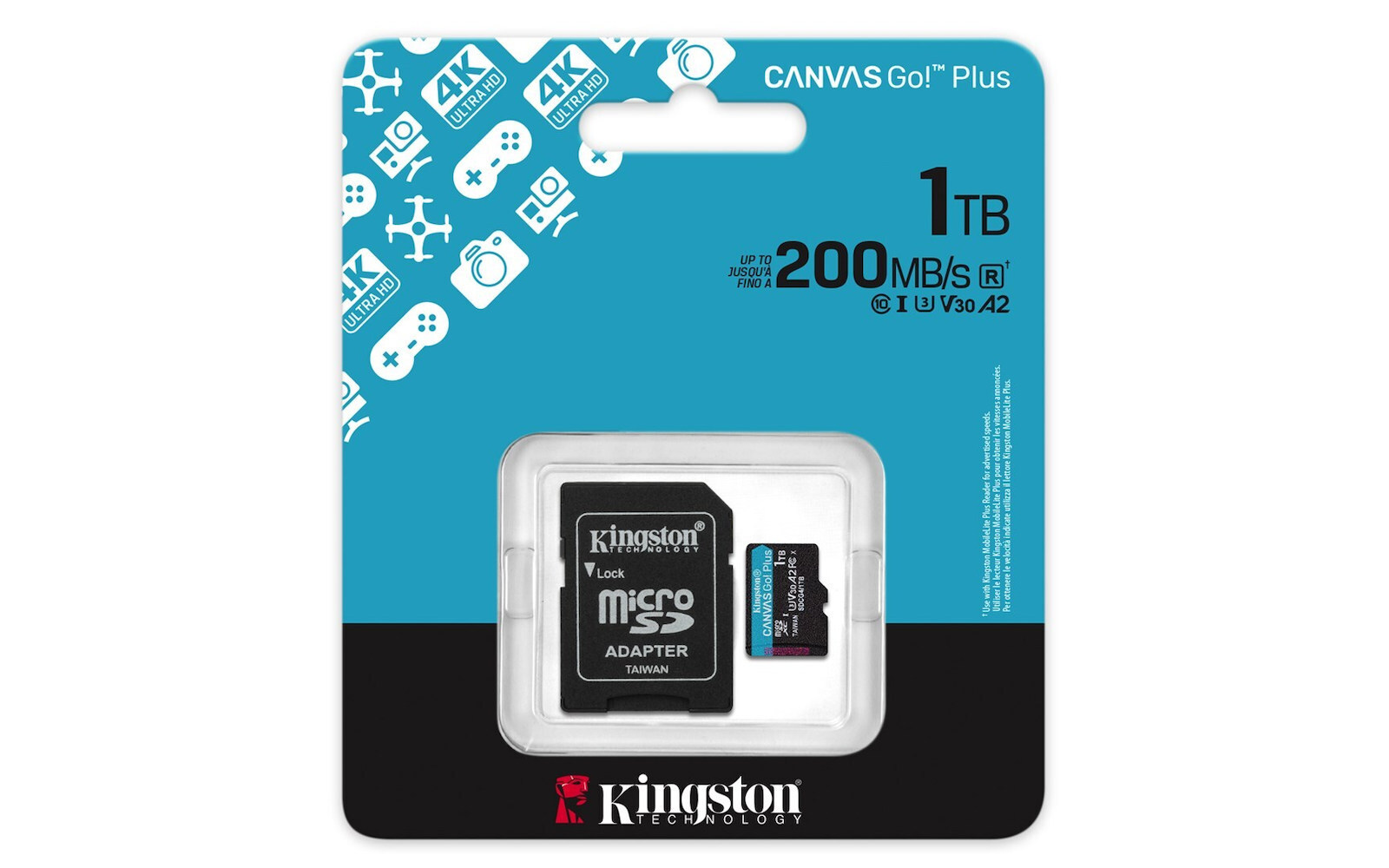 Kingston Canvas Go Plus microSDXC Class 10 U3 V30 A2 UHS-I - Image 6