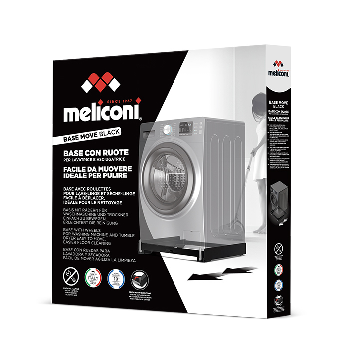 Meliconi 070-0645 Βάση Πλυντηρίου/Στεγνωτηρίου με Ρόδες 60x61εκ. - Image 5