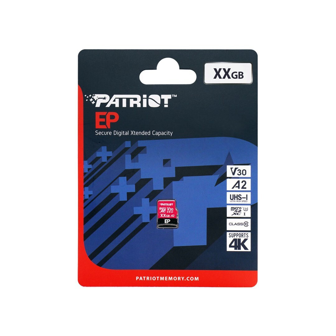Patriot microSDXC 512GB Class 10 U3 V30 A2