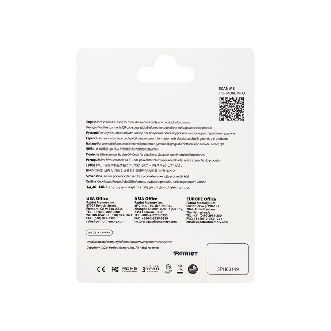 Patriot microSDXC 512GB Class 10 U3 V30 A2 - Image 3