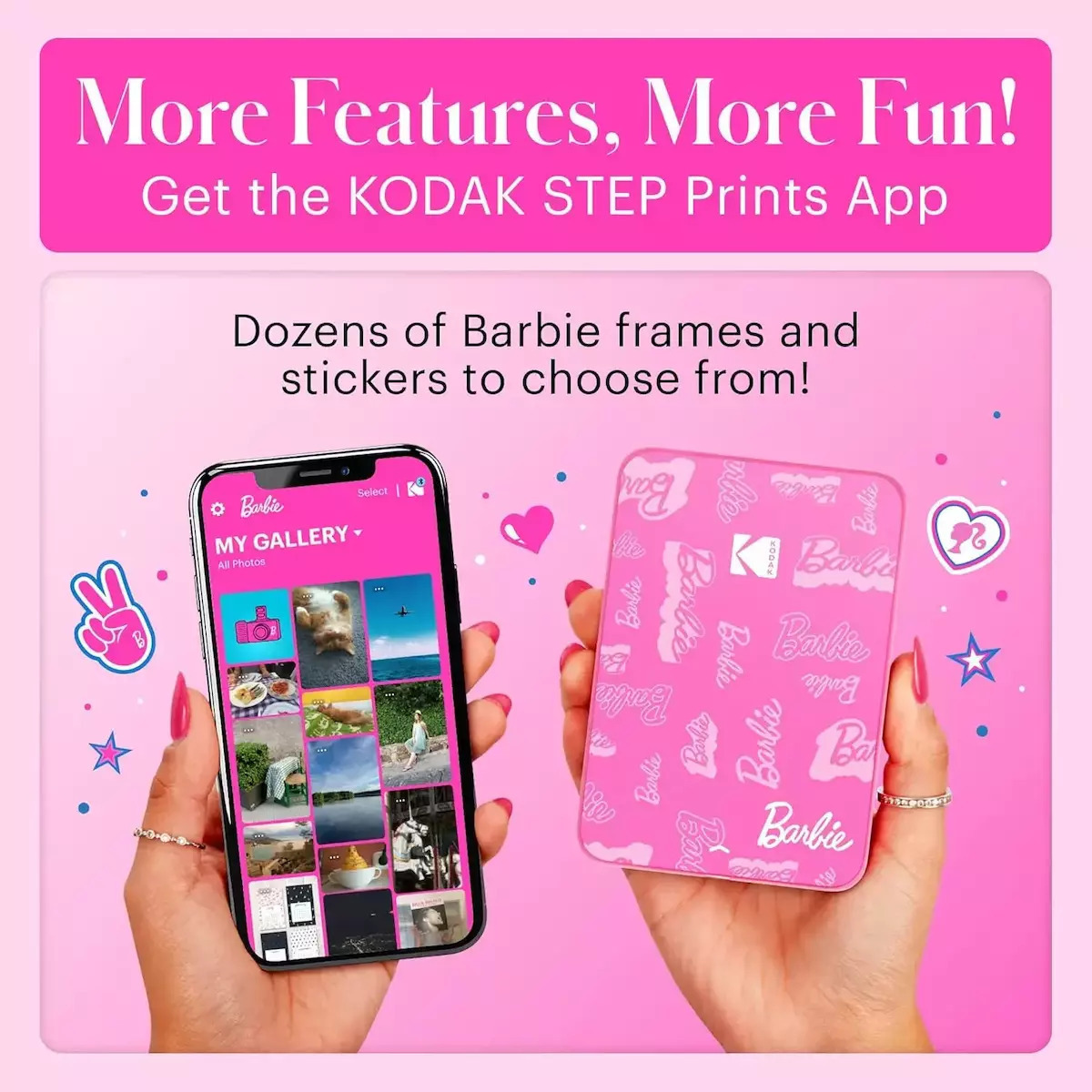 Kodak x Barbie Zink Εκτυπωτής Φωτογραφιών - Image 4