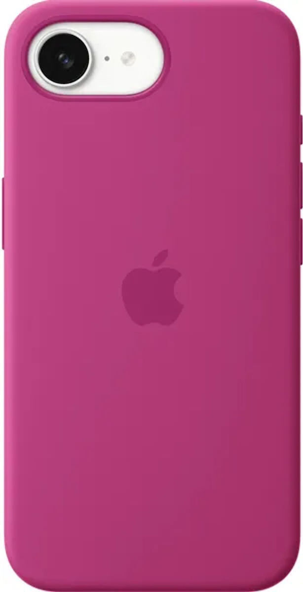 Apple Silicone Case with MagSafe Φούξια (iPhone 16e)