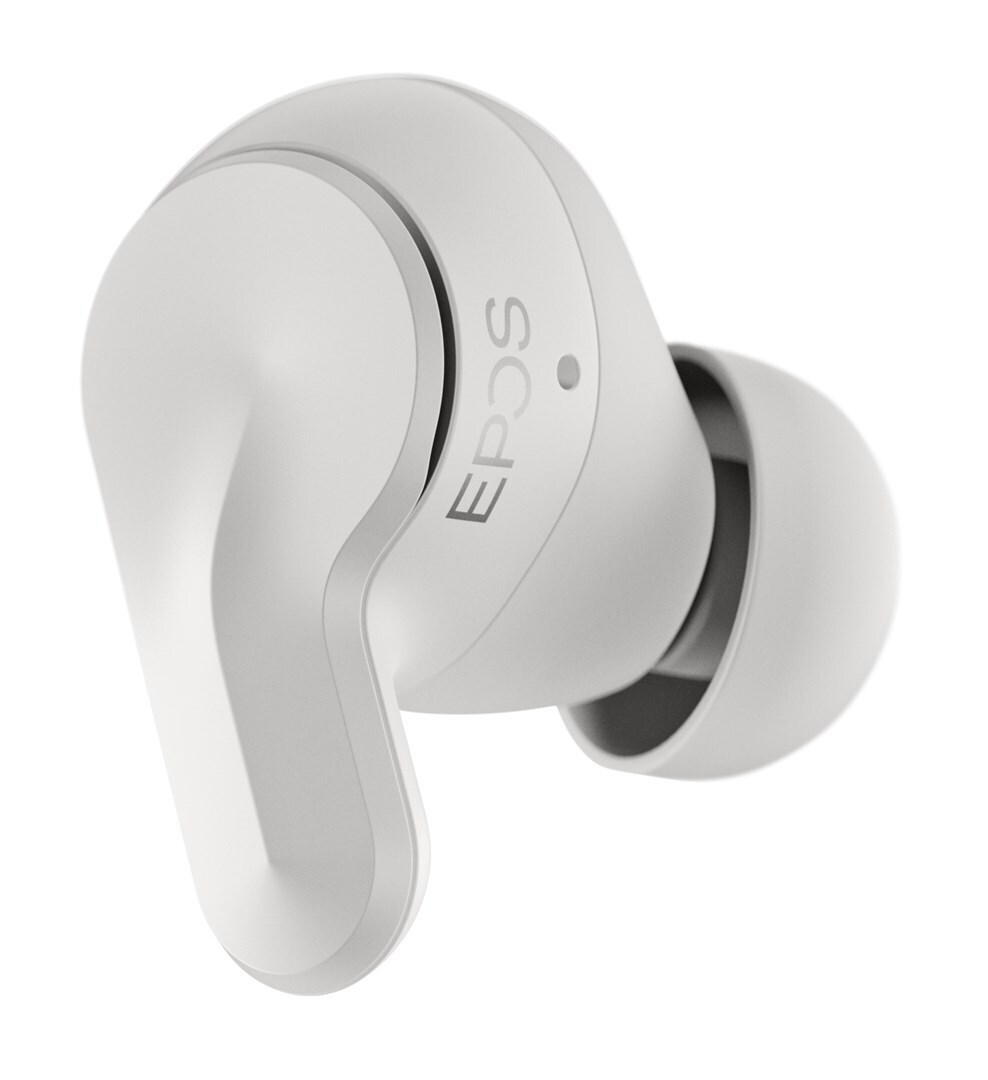 Epos Adapt E1 In-ear Bluetooth Handsfree Ακουστικά με Αντοχή στον Ιδρώτα και Θήκη Φόρτισης Nordic White - Image 5