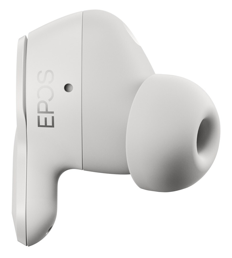Epos Adapt E1 In-ear Bluetooth Handsfree Ακουστικά με Αντοχή στον Ιδρώτα και Θήκη Φόρτισης Nordic White - Image 6