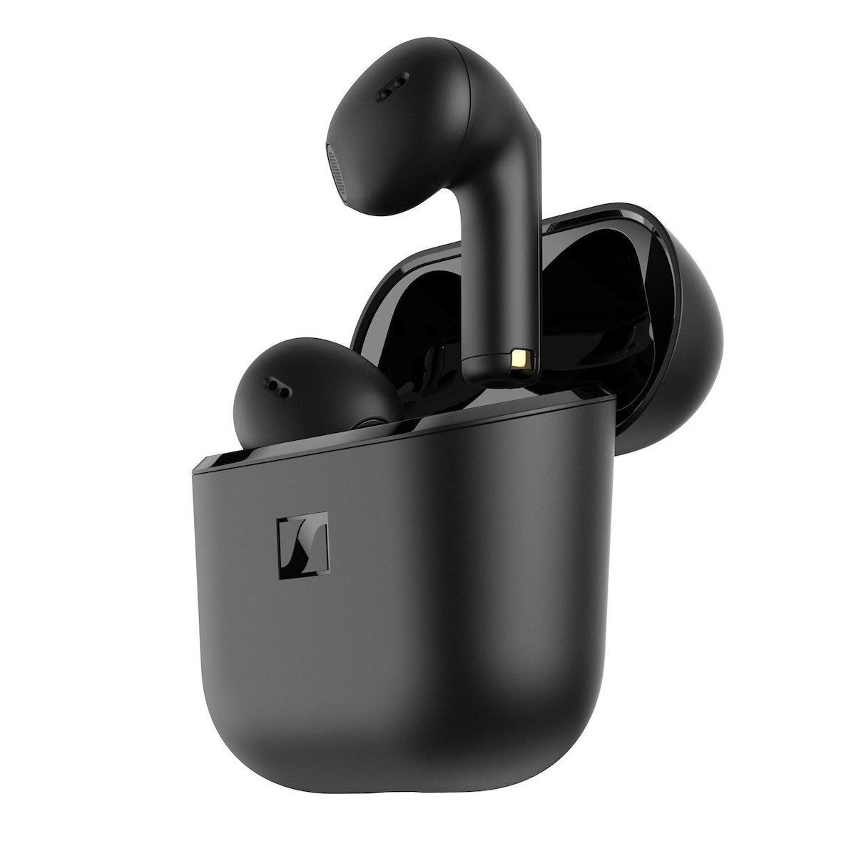 Sennheiser Accentum Open Earbud Bluetooth Handsfree Ακουστικά με Αντοχή στον Ιδρώτα και Θήκη Φόρτισης Black