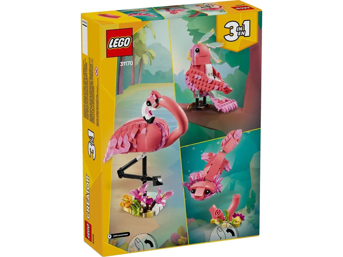 Lego Creator Wild Animals: Pink Flamingo για 8+ Ετών 288τμχ - Image 4