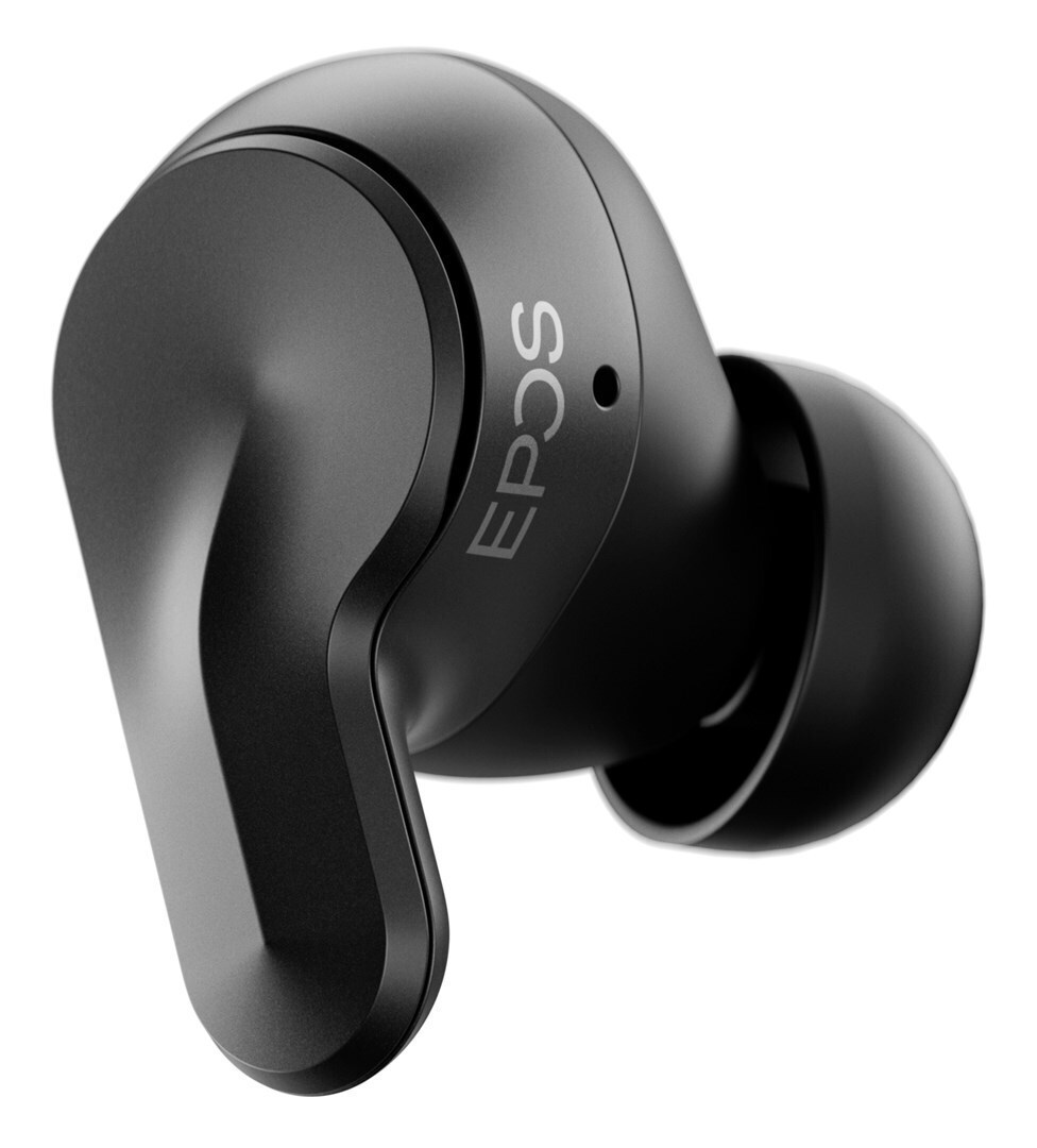 Epos Adapt E1 In-ear Bluetooth Handsfree Ακουστικά με Αντοχή στον Ιδρώτα και Θήκη Φόρτισης Scandinavian Black - Image 3