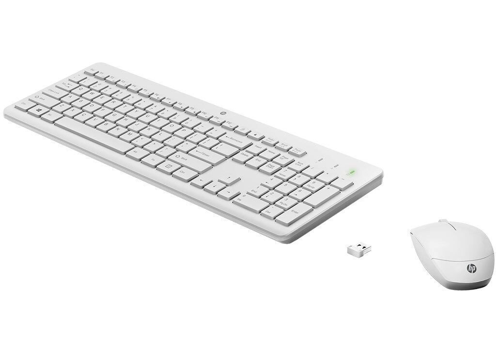 HP 230 Ασύρματο Σετ Πληκτρολόγιο & Ποντίκι International English Λευκό - Image 2