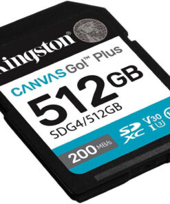 Alternative view of Kingston Canvas Go Plus SDXC 512GB Class 10 U3 V30 UHS-I με αντάπτορα