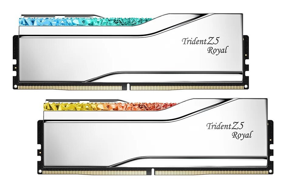 G.Skill TRIDENT Z5 ROYAL RGB DDR5 48GB RAM με 2x24GB Modules και Ταχύτητα 8400 για Desktop F5-8000J3848F24GX2-TR5S