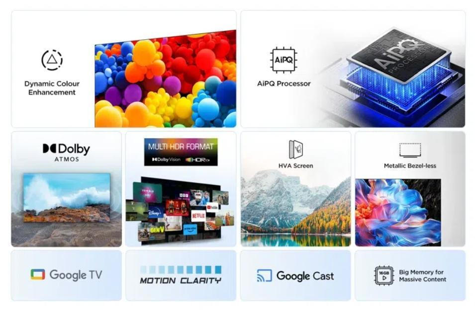 TCL Smart Τηλεόραση 43" 4K UHD LED V6C HDR (2025) 43V6C - Image 11