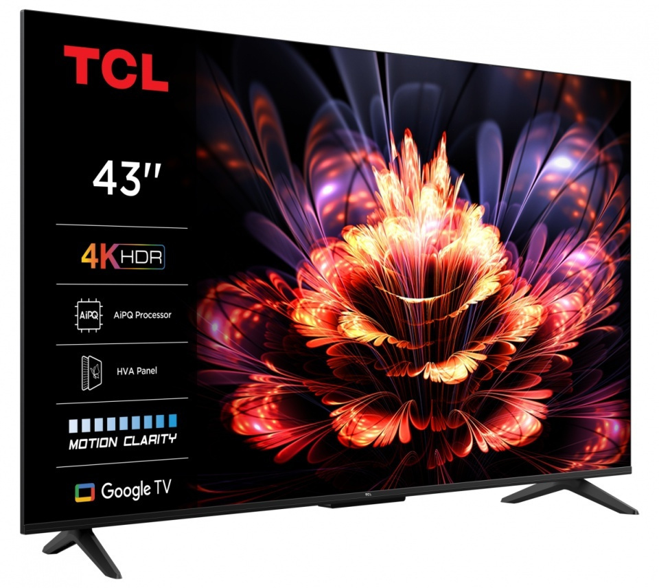 TCL Smart Τηλεόραση 43" 4K UHD LED V6C HDR (2025) 43V6C - Image 3