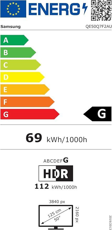 Samsung Smart Τηλεόραση 50" 4K UHD QLED Q7F HDR (2025) QE50Q7F2AUXXH - Image 3