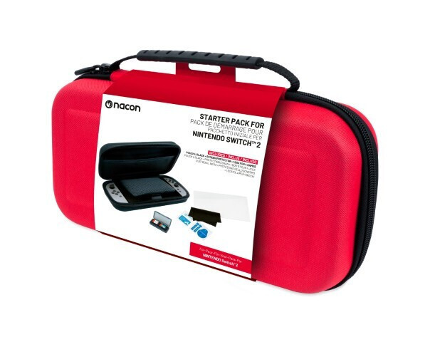Nacon Pouch Θήκη Μεταφοράς για Κονσόλα Switch 2 Κόκκινη DGA.NS2.00011