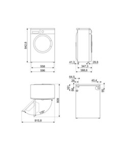 Alternative view of Smeg 4kg LBW40CIT