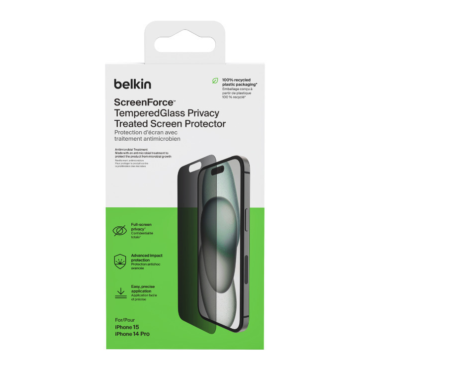 Belkin Screen Protector (iPhone 15, iPhone 14 Pro, Belkin) - Image 2