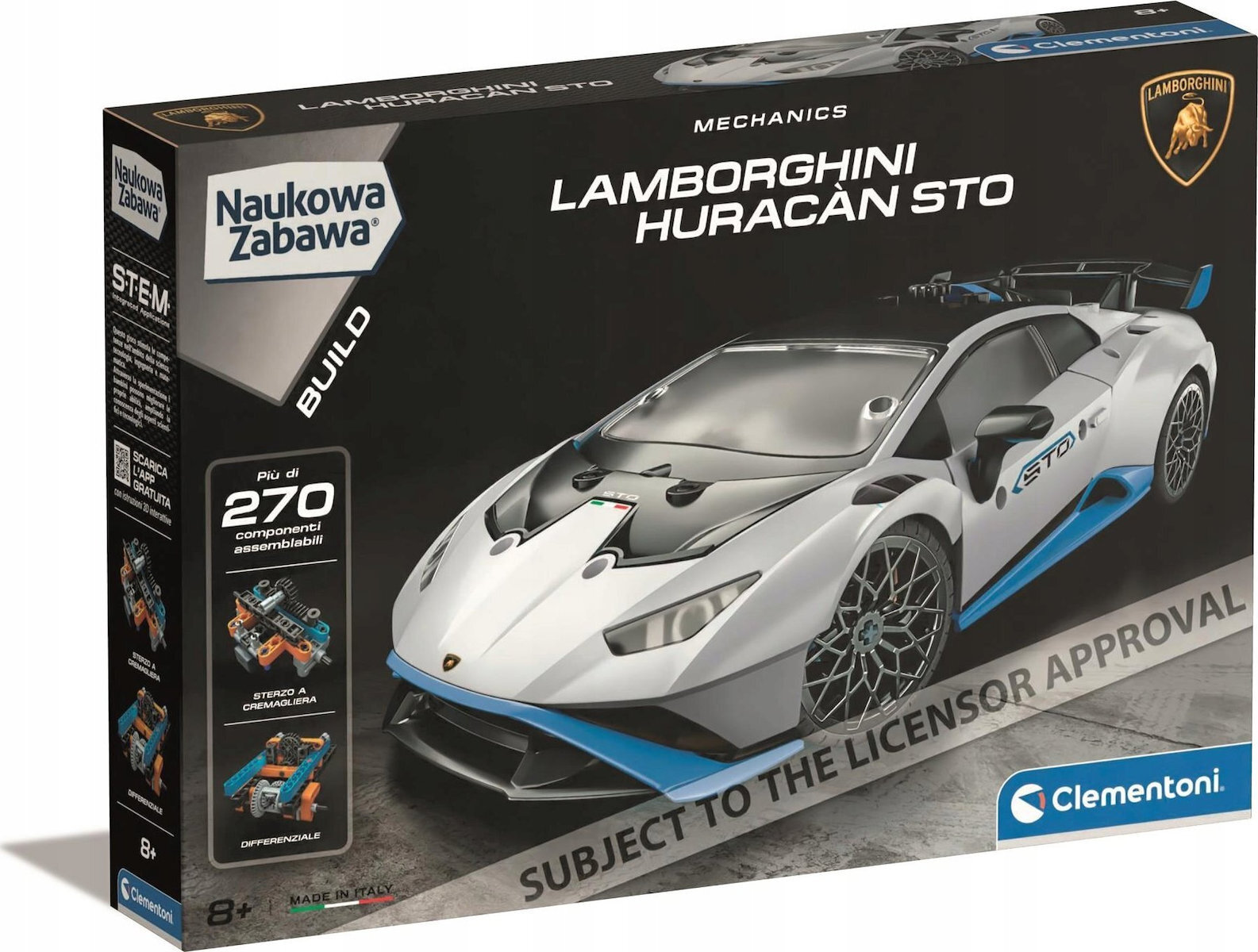 Clementoni Παιχνίδι Κατασκευών Πλαστικό Lamborghini Huracan Hundred για Παιδιά 8+ Ετών