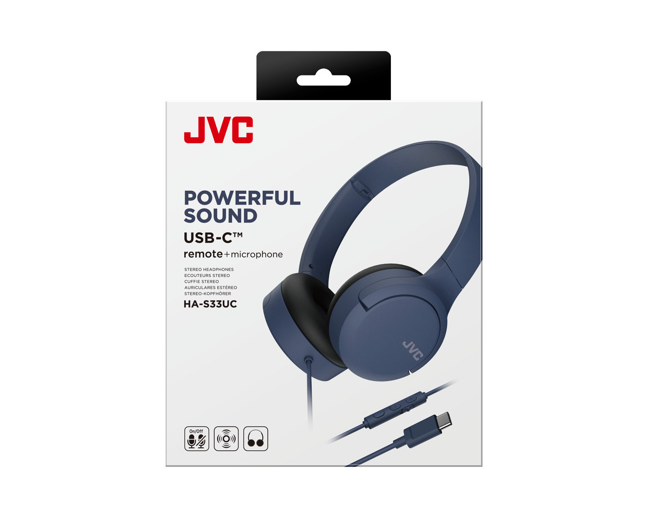 JVC HA-S33UC Ενσύρματα On Ear Ακουστικά Μπλε - Image 4