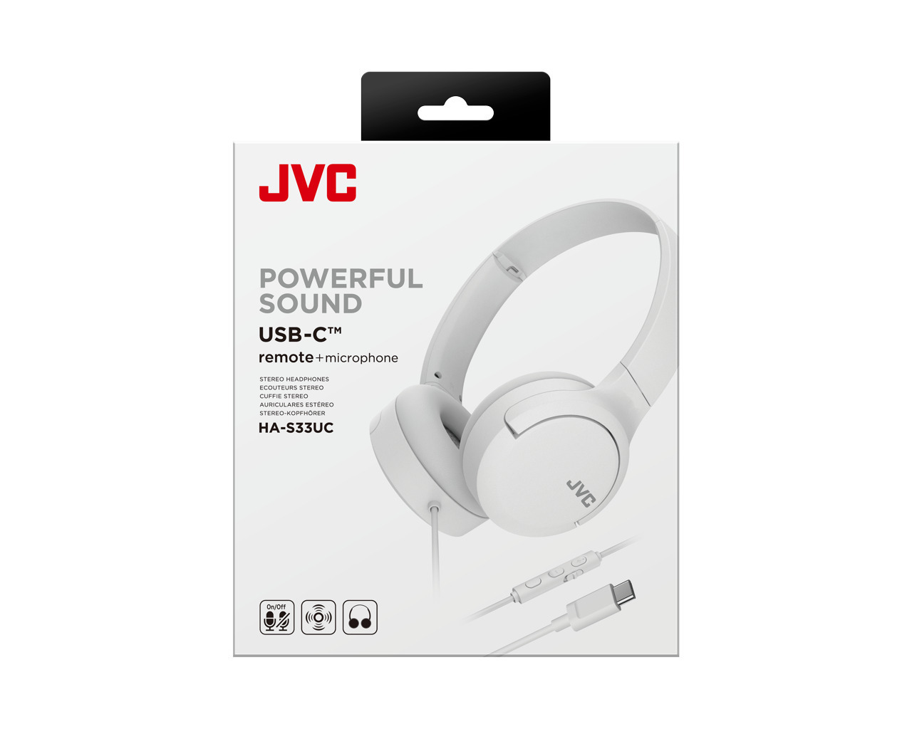 JVC HA-S33UC Ενσύρματα On Ear Ακουστικά Λευκά - Image 4