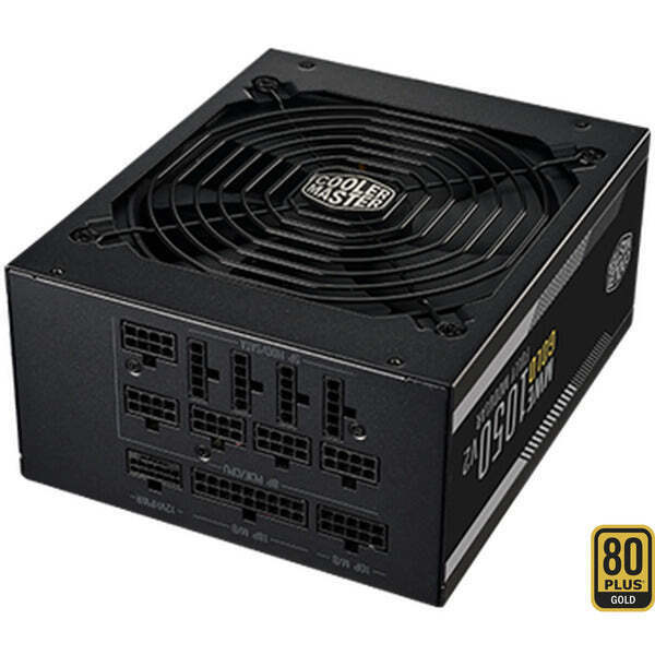 CoolerMaster MWE Gold 1050 V2 rev. 2.0 1050W Μαύρο Τροφοδοτικό Υπολογιστή Full Modular 80 Plus Gold - Image 2