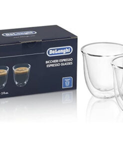 Alternative view of De'Longhi Σετ Φλιτζάνια Espresso Γυάλινα Διάφανα 60ml 2τμχ