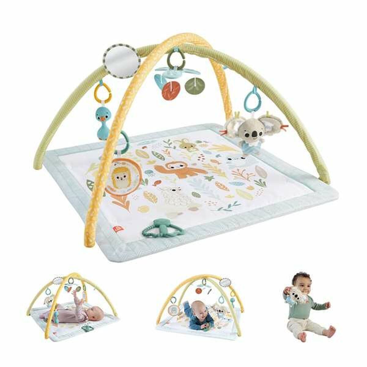 Fisher Price Γυμναστήριο Δραστηριοτήτων Πολύχρωμο για Νεογέννητα (MxΠ) 57x41cm - Image 4