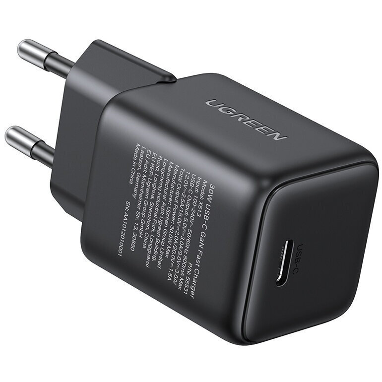 Ugreen Φορτιστής Χωρίς Καλώδιο GaN με Θύρα USB-C 30W Power Delivery / Quick Charge 4.0 Μαύρος (X513) - Image 5